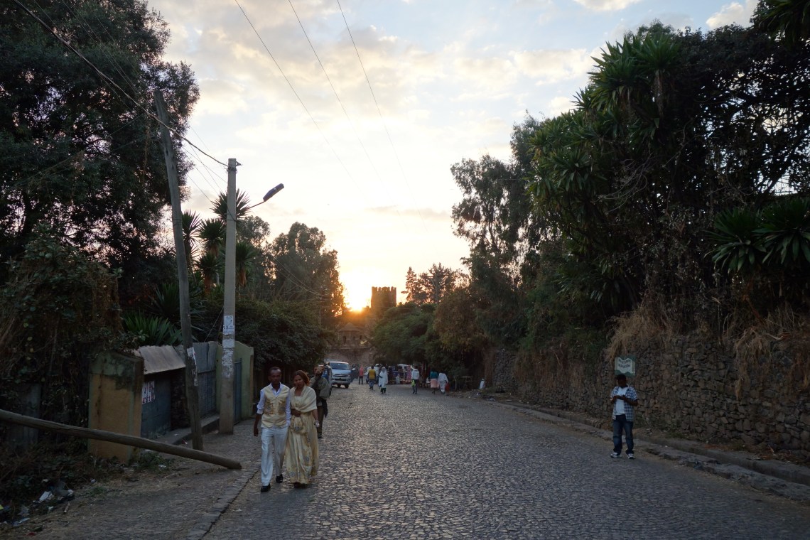 gondar-castle-sunset