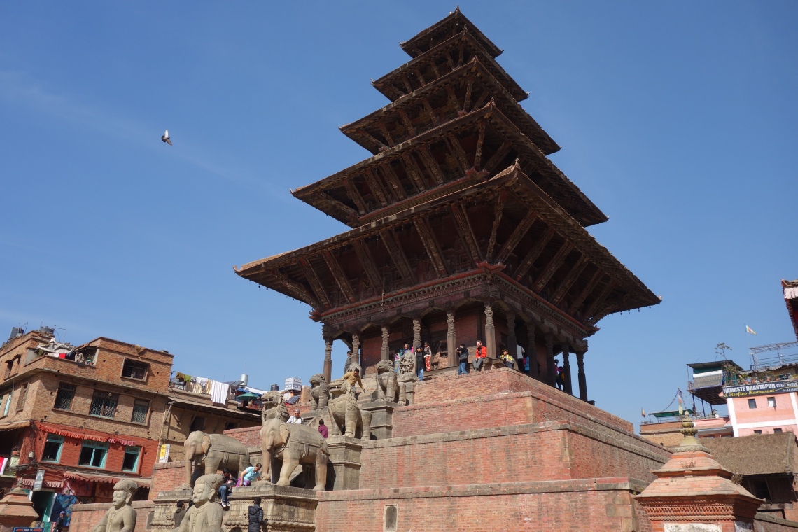 nyatapola temple bhaktapur nepal travel blog