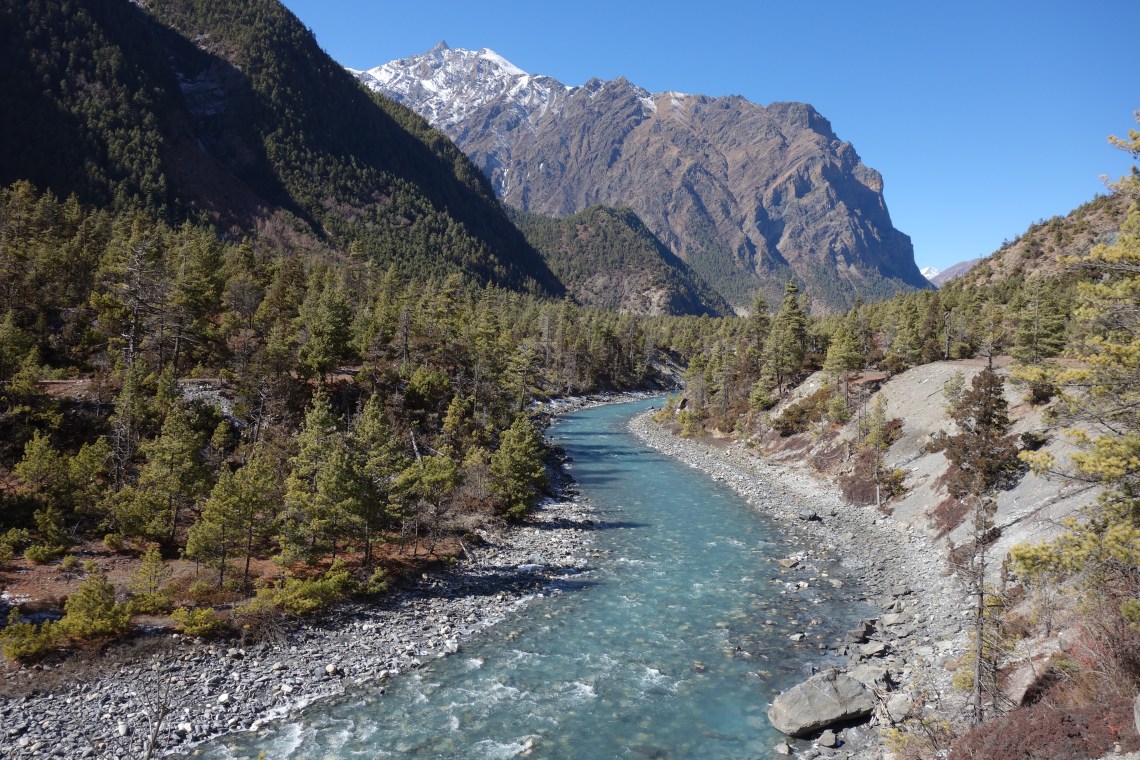 marshyangdi river nepal annapurna himalayas travel blog