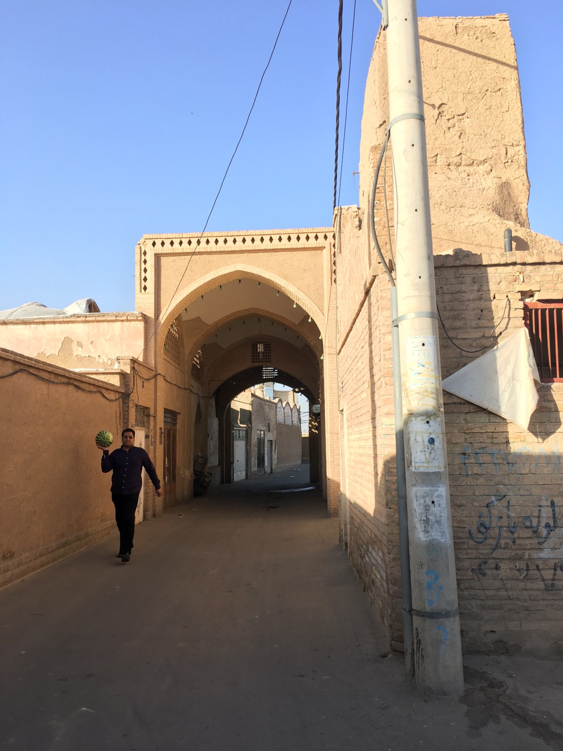 kashan laneway watermelon iran