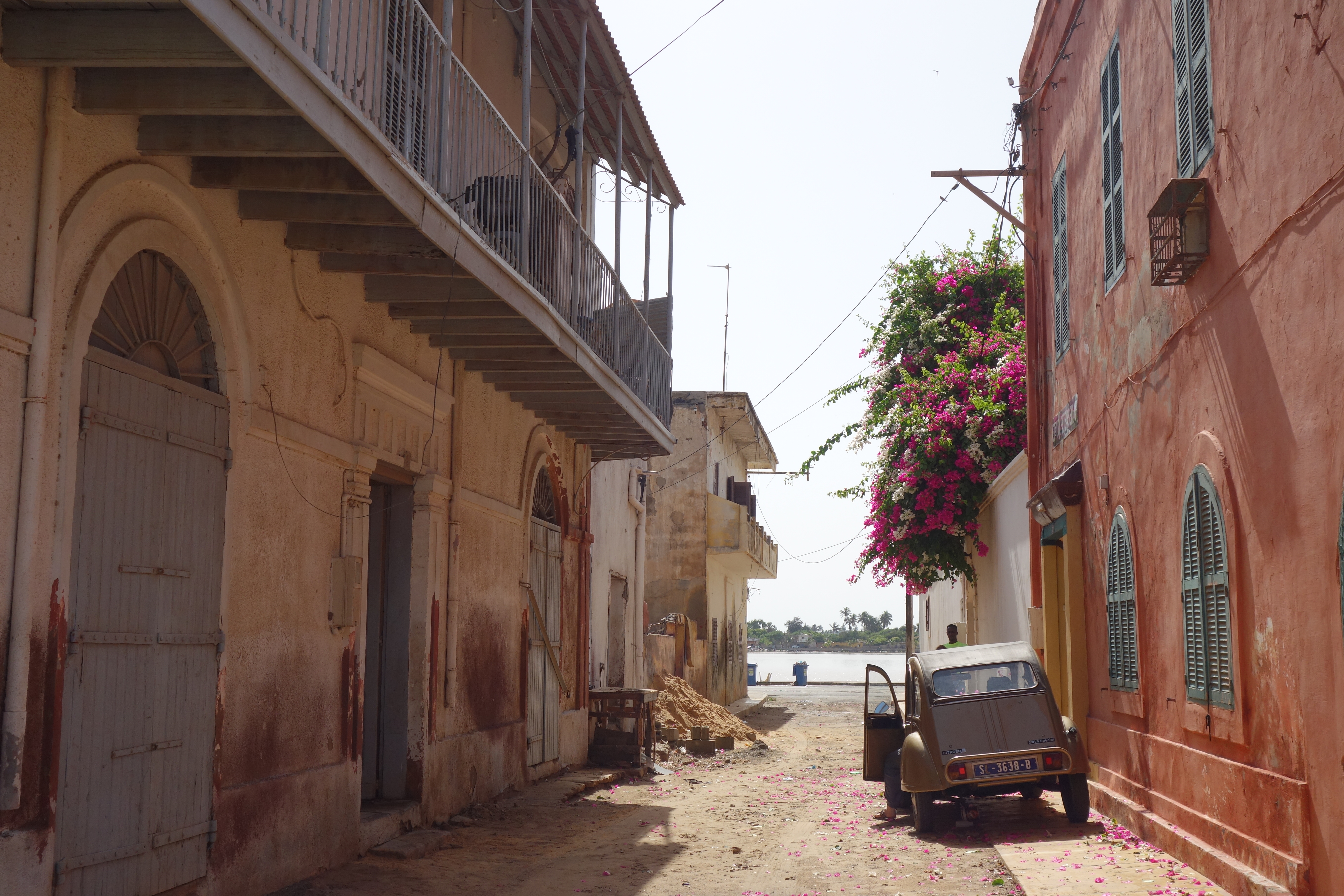 Buildings in Saint-Louis, Senegal