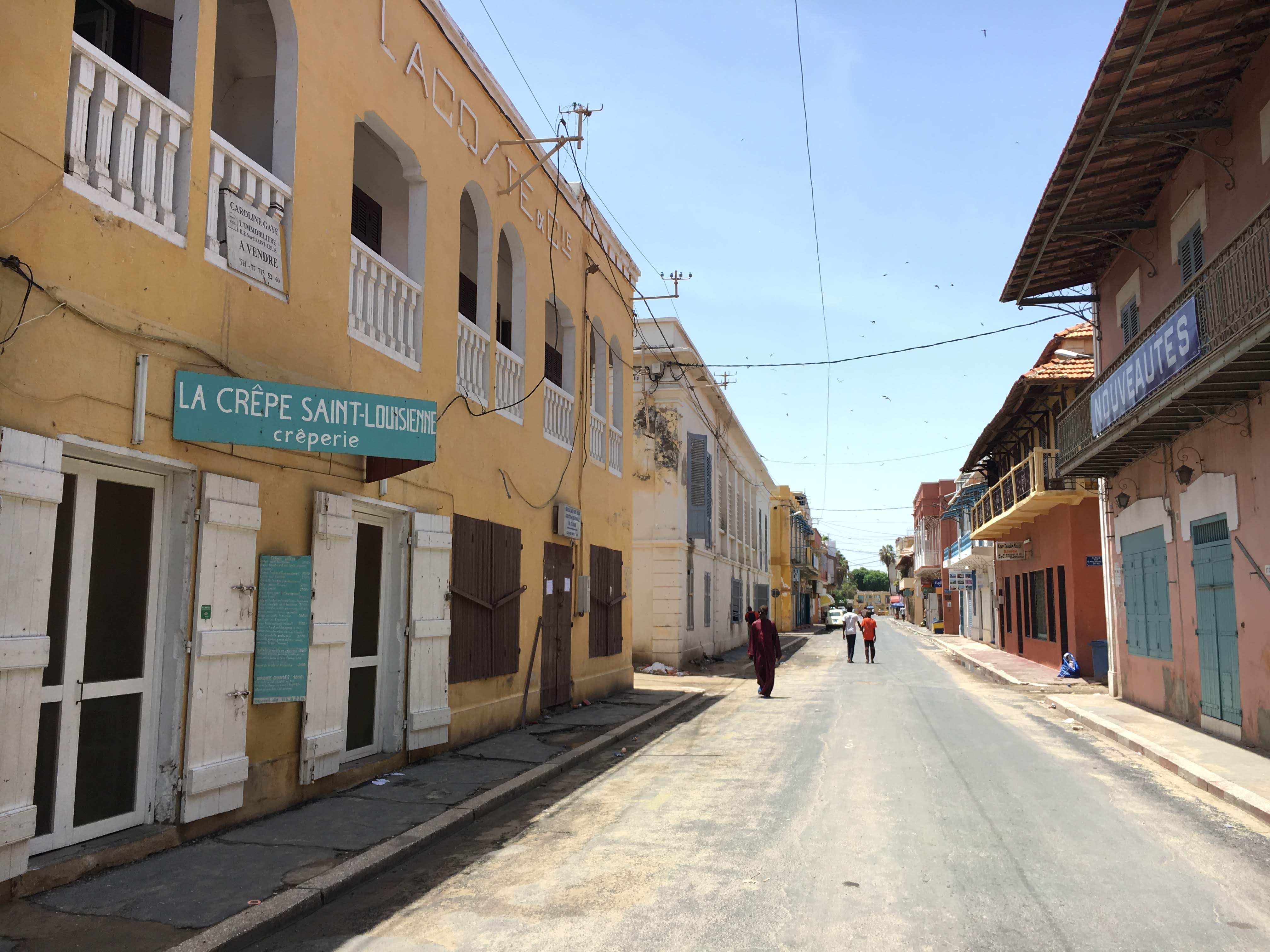 Buildings in Saint-Louis, Senegal