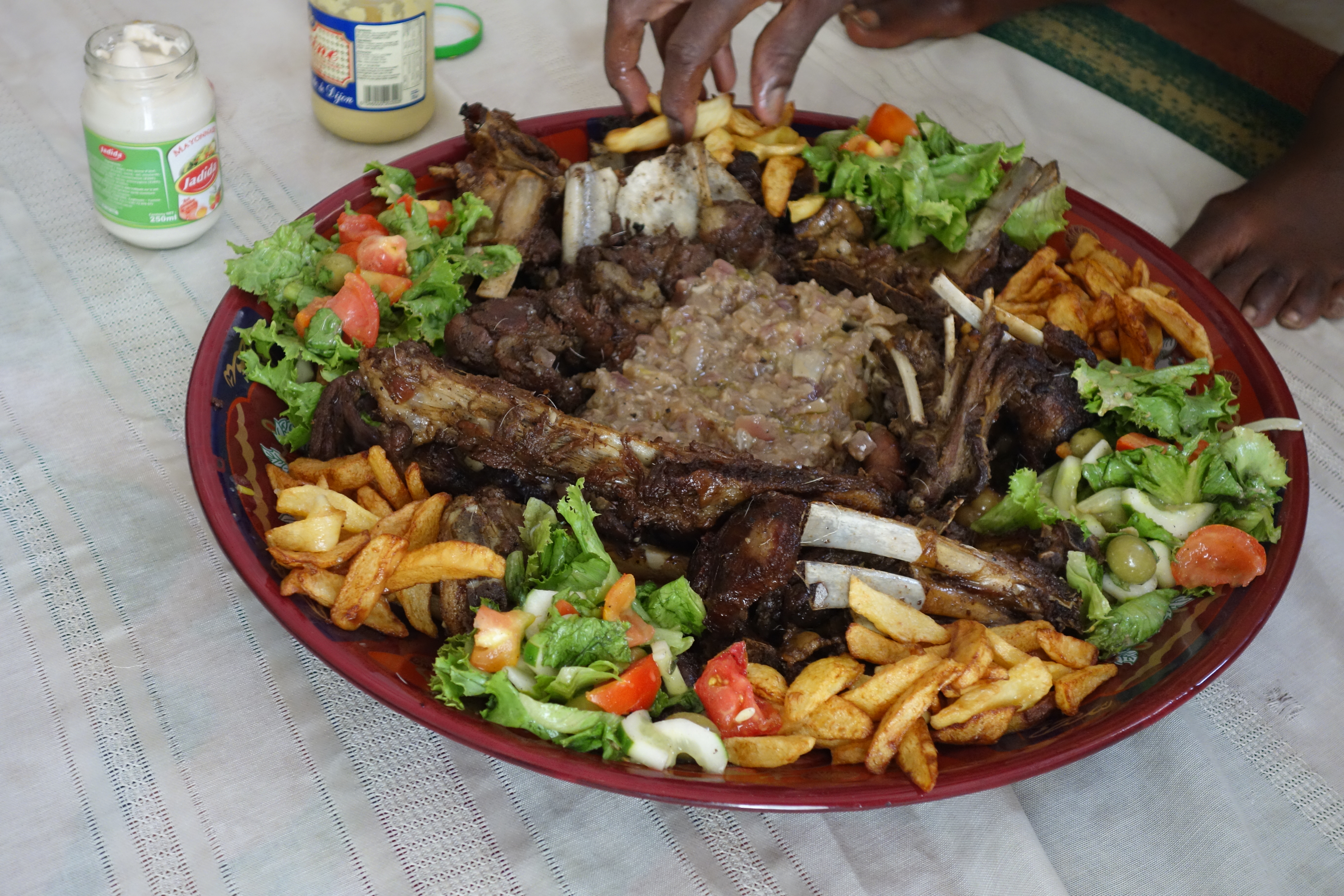 Tabaski meal in Senegal